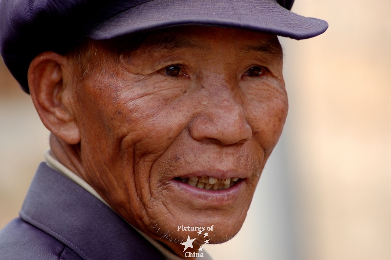 Old man with a cap