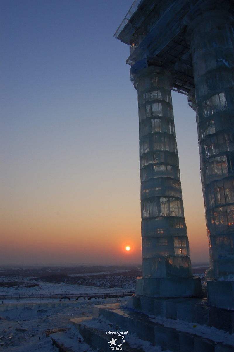 Athens in ice