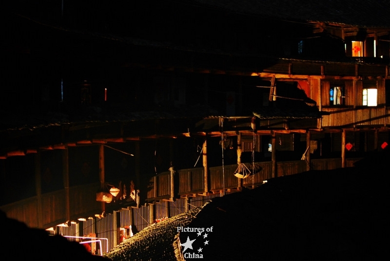 Tulou by night