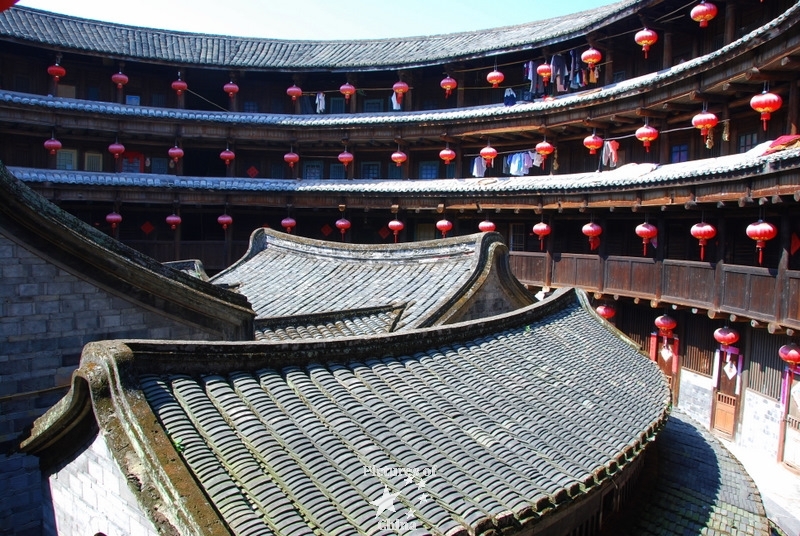 Panorama of a tulou