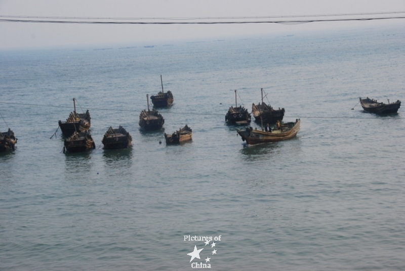 Fishermen boats in Qingdao