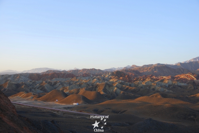 Zhangye in the sunrise