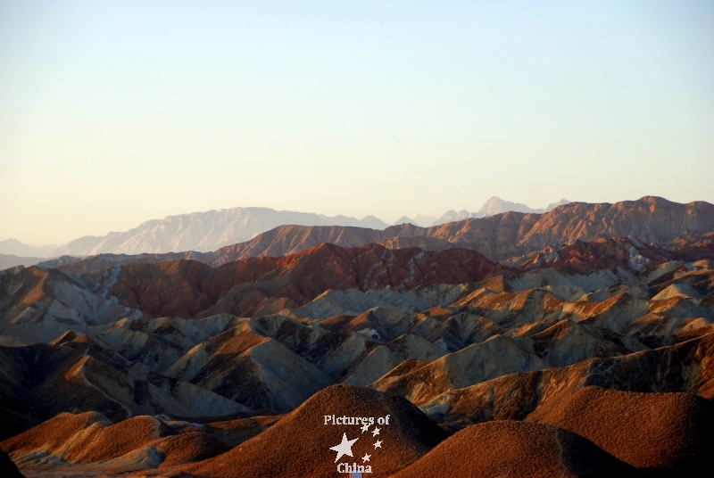 Zhangye in the sunrise