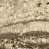 Cliff on blue sky