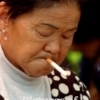 Woman with a cigarette, Kunming (Yunnan)