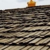 Zhongdian : Wooden roof