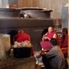 Games in the kitchen, Zhongdian (Yunnan)