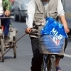 Bicycle among cars