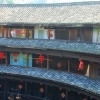 Lantern in a tulou