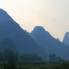Wonderful landscape of karstic mounts, Yangshuo (Guangxi)