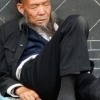 Nap in the courtyard of the mosque