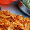 Homemade potatoes chips